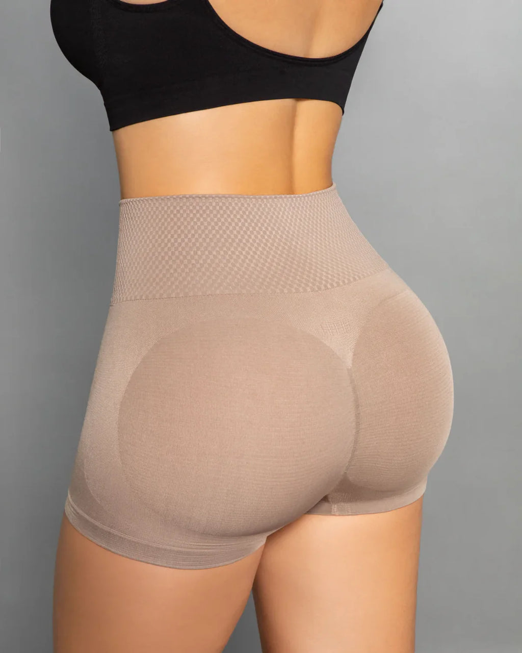 Faja levanta cola colombiana beige basico